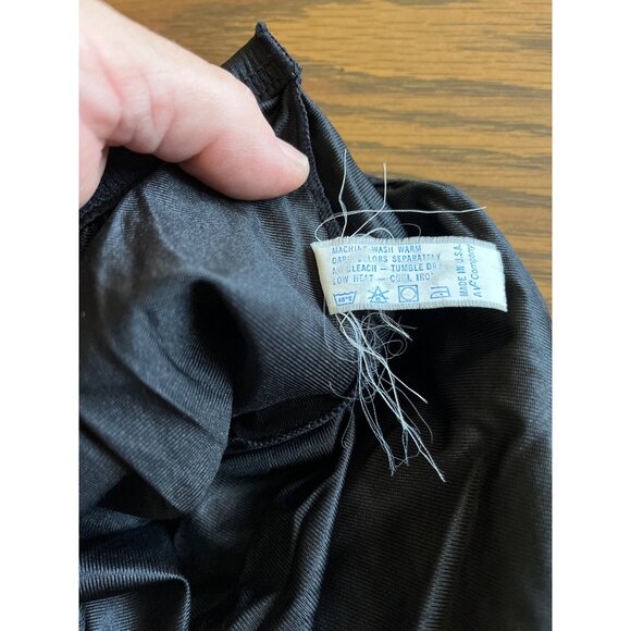 Vintage Vanity Fair black half slip size Large - Picture 5 of 7